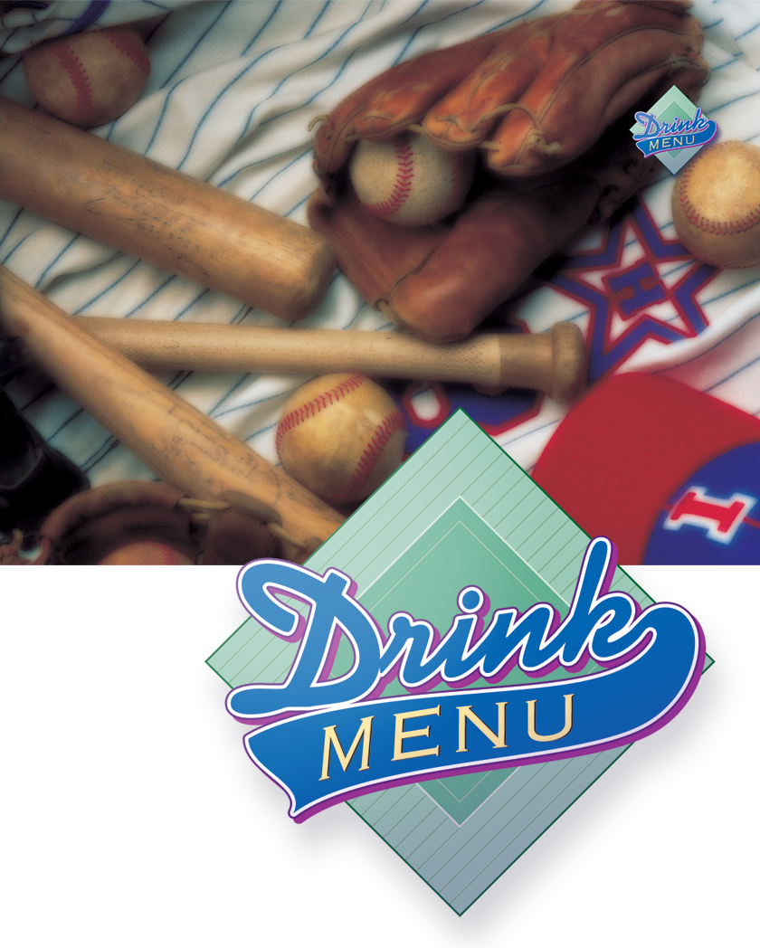 Graphic Design Drink Menu Design