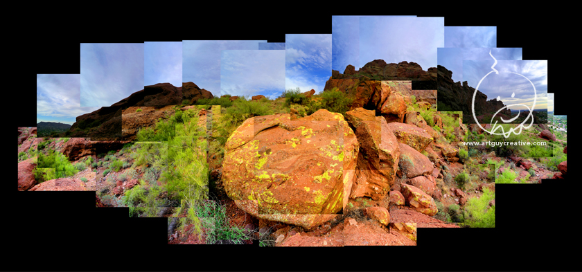 Arizona Landscape Photography Montage Camelback Mountain