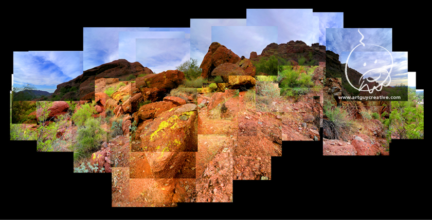 Arizona Landscape Photography Montage Camelback Mountain