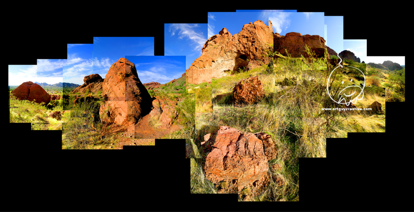 Arizona Landscape Photography Montage Camelback Mountain