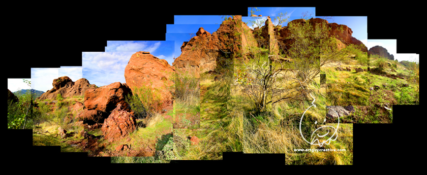 Arizona Landscape Photography Montage Camelback Mountain
