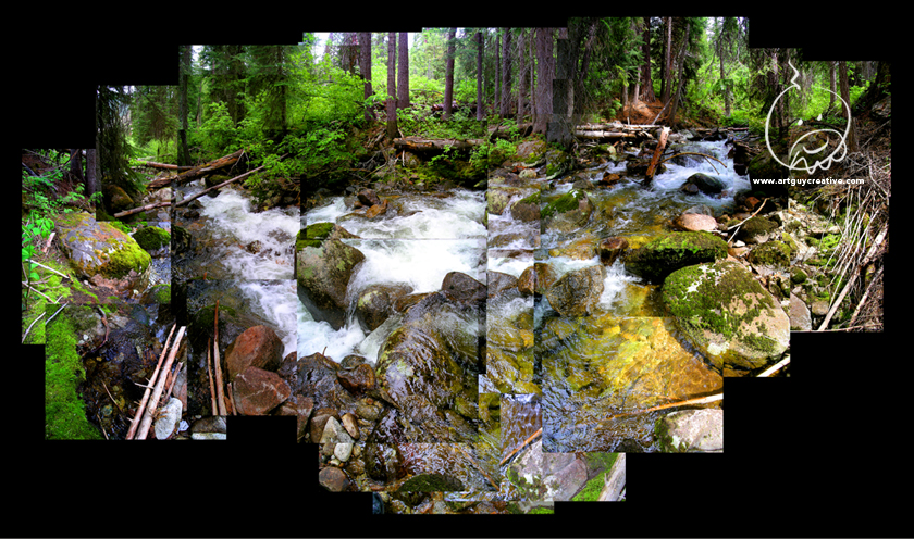 Idaho Landscape Photography Montage Creek