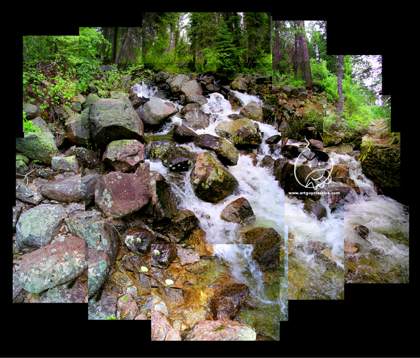 Idaho Landscape Photography Montage Creek