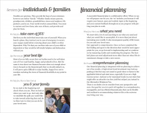 Wealth Management Brochure Interior Spread 4